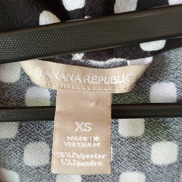 EUC Banana Republic tank top black white XS - Picture 3 of 5